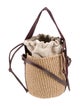 Chloé Raffia Bucket Bag