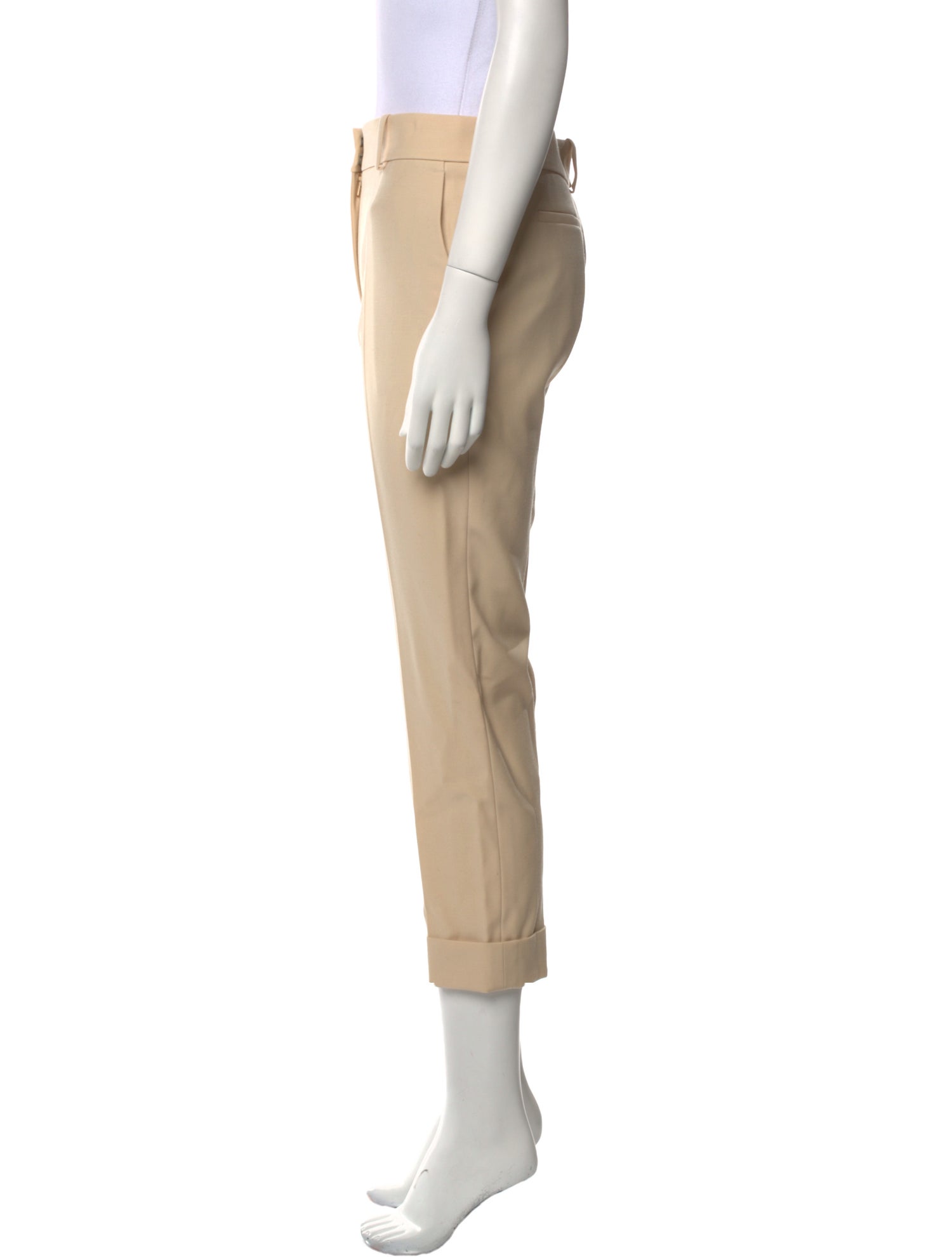 Chloé Virgin Wool Straight Leg Pants