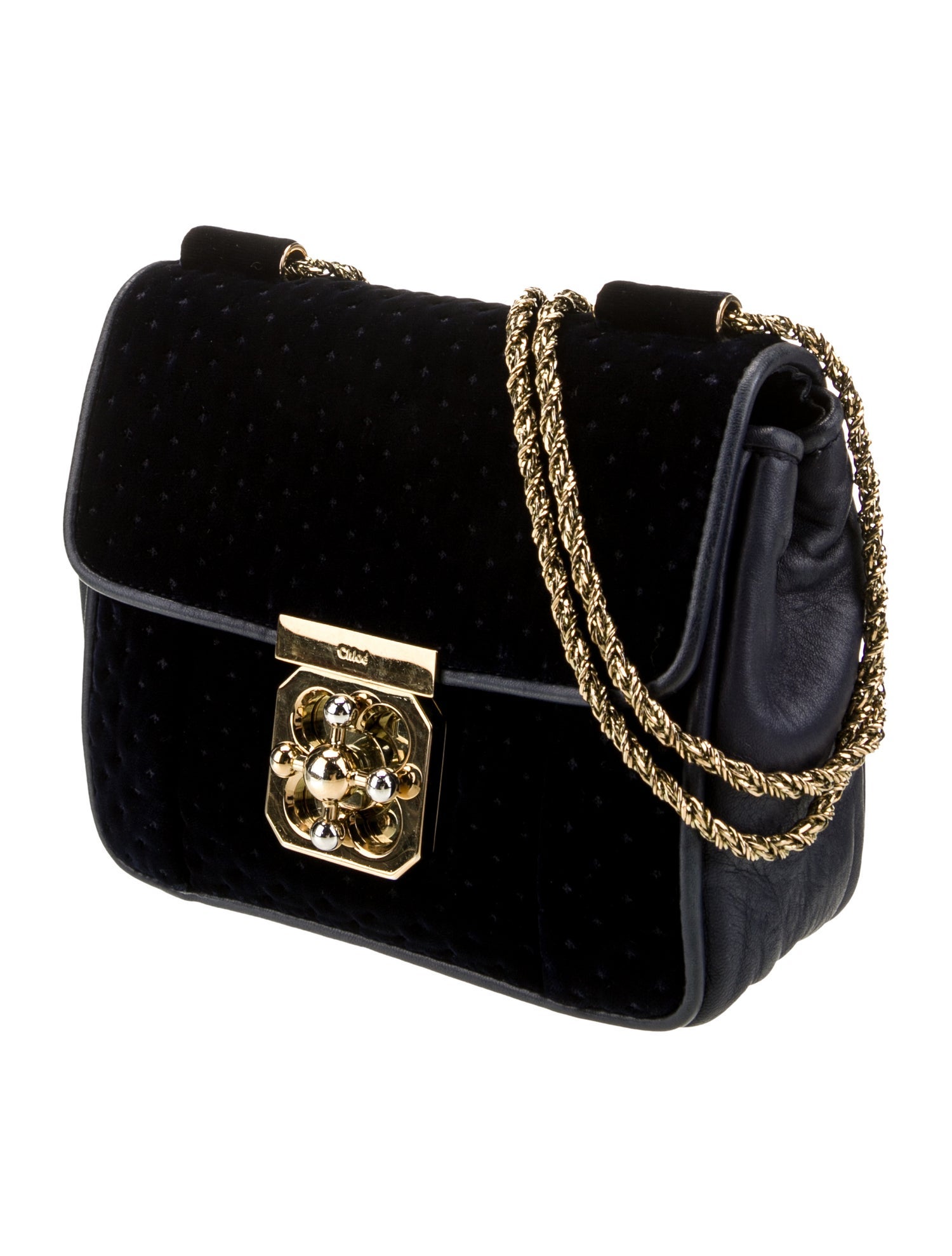 Chloé Velvet Crossbody Bag