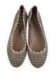Chloé Leather Scalloped Accent Flats