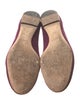 Chloé Suede Scalloped Accent Ballet Flats