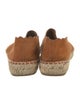 Chloé Suede Scalloped Accent Espadrilles