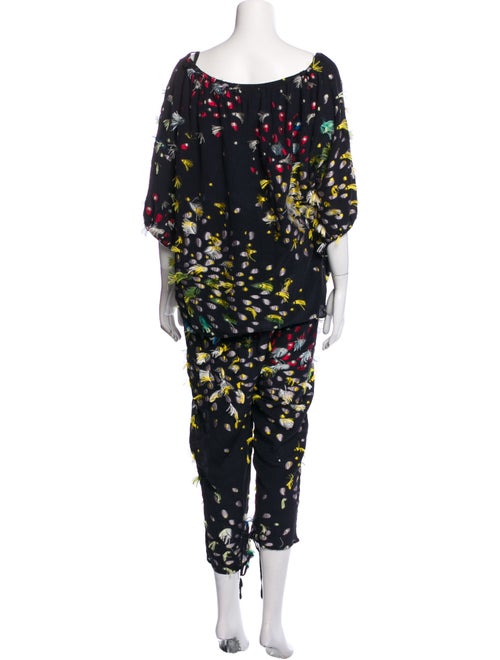 Chloé Silk Printed Pant Set