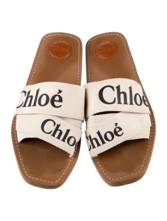 Chloé Canvas Printed Slides