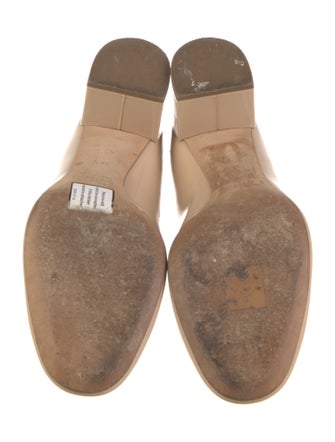 Chloé Patent Leather Scalloped Accent Pumps