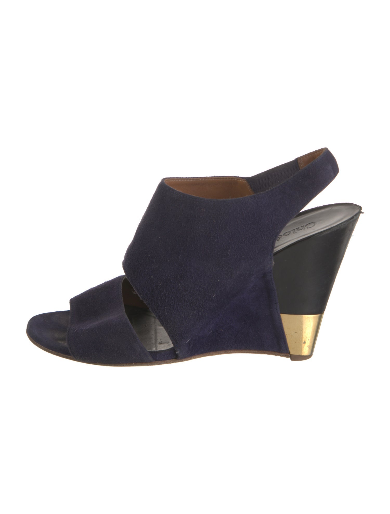 Chloé Suede Slingback Sandals