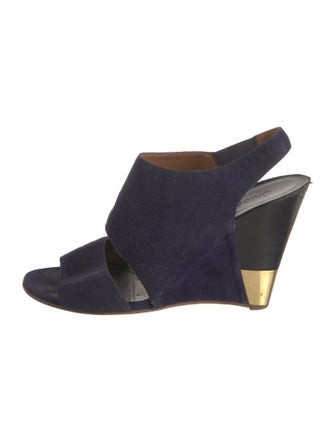 Chloé Suede Slingback Sandals