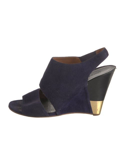 Chloé Suede Slingback Sandals