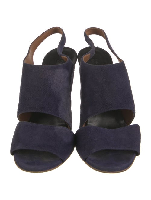 Chloé Suede Slingback Sandals