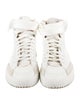 Chloé Leather Scalloped Accent Sneakers