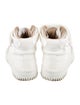 Chloé Leather Scalloped Accent Sneakers