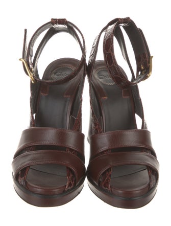 Chloé Leather Slingback Pumps