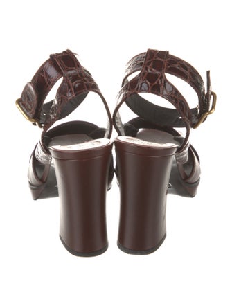 Chloé Leather Slingback Pumps