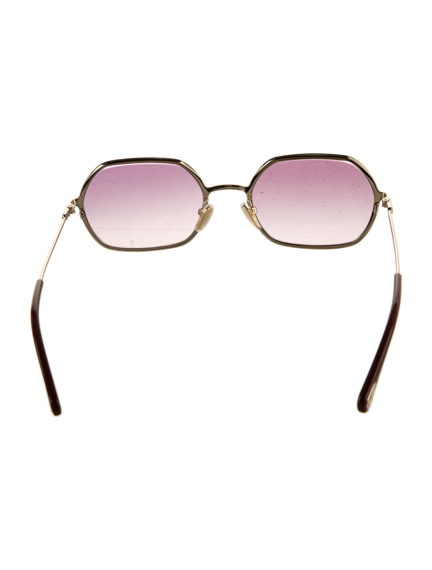 Chloé Square Gradient Sunglasses