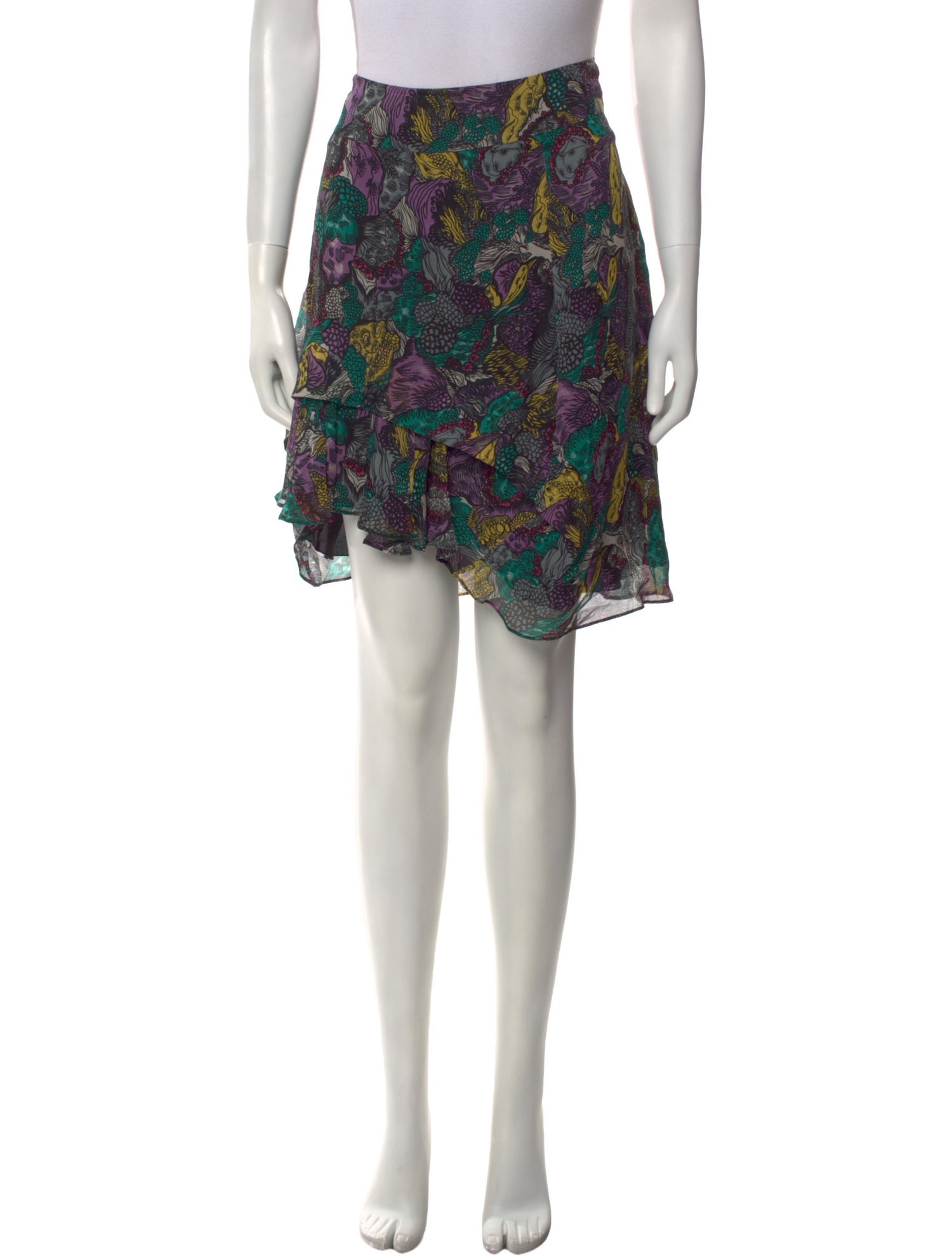 Chloé Silk Knee-Length Skirt