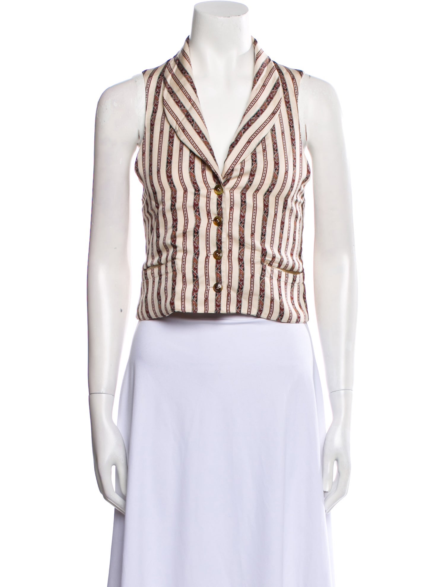 Chloé Vintage 1980's Crop Top