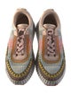 Chloé Printed Whipstitch Trim Sneakers