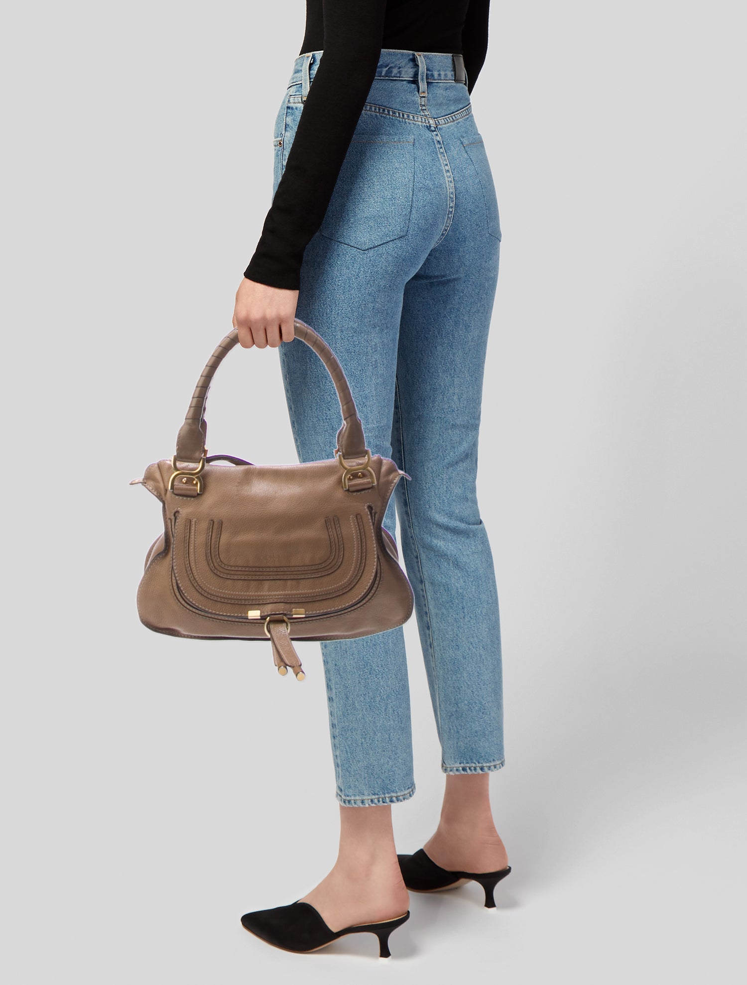 Chloé Leather Top Handle Bag