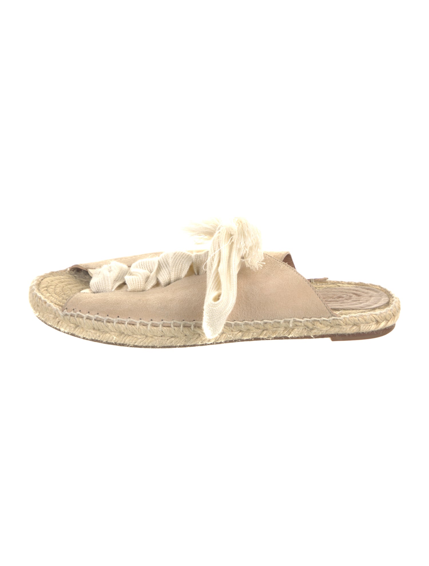 Chloé Suede Braided Accents Espadrilles