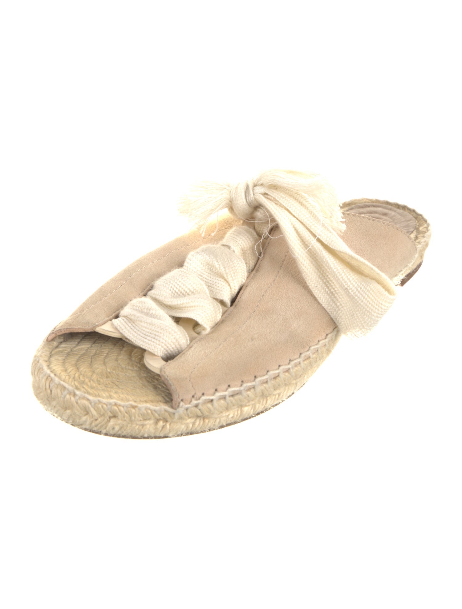 Chloé Suede Braided Accents Espadrilles