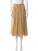 Chloé Silk Midi Length Skirt