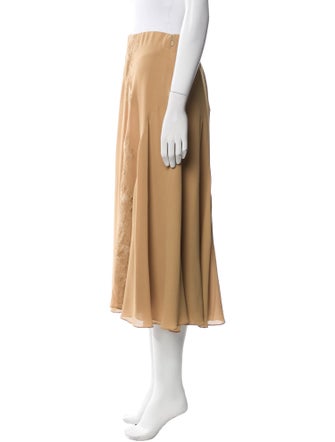 Chloé Silk Midi Length Skirt