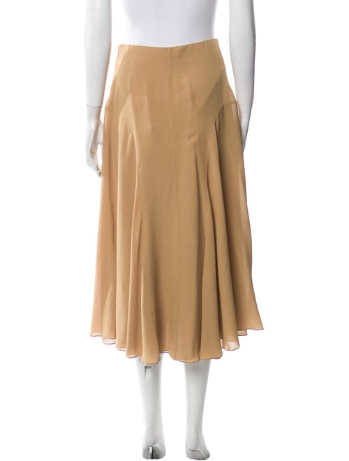 Chloé Silk Midi Length Skirt