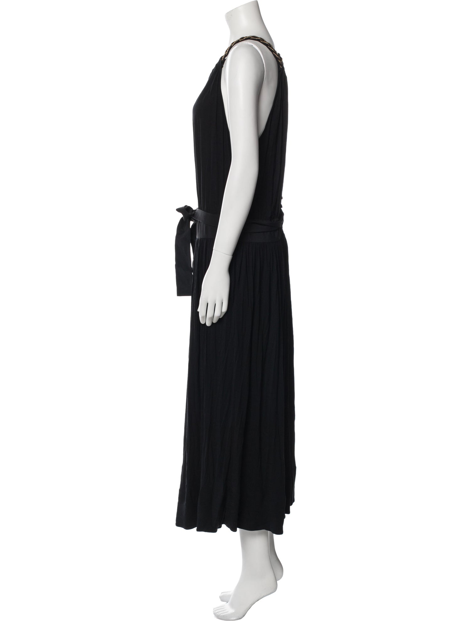 Chloé Scoop Neck Long Dress