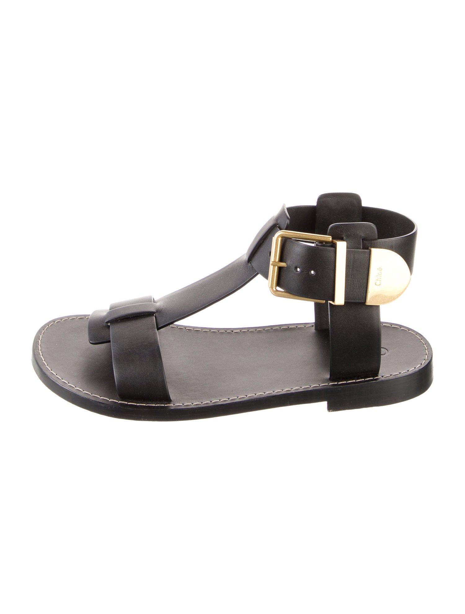 Chloé Leather Gladiator Sandals