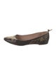 Chloé Leather Graphic Print Flats