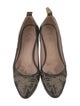 Chloé Leather Graphic Print Flats