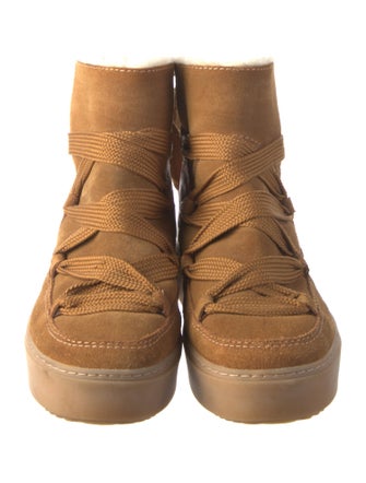 Chloé Suede Whipstitch Trim Boots