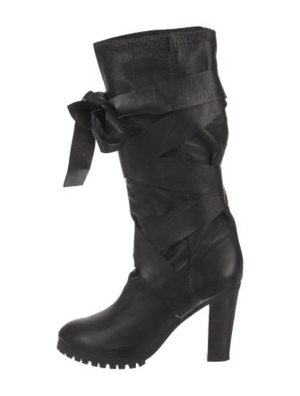 Chloé Leather Slouch Boots