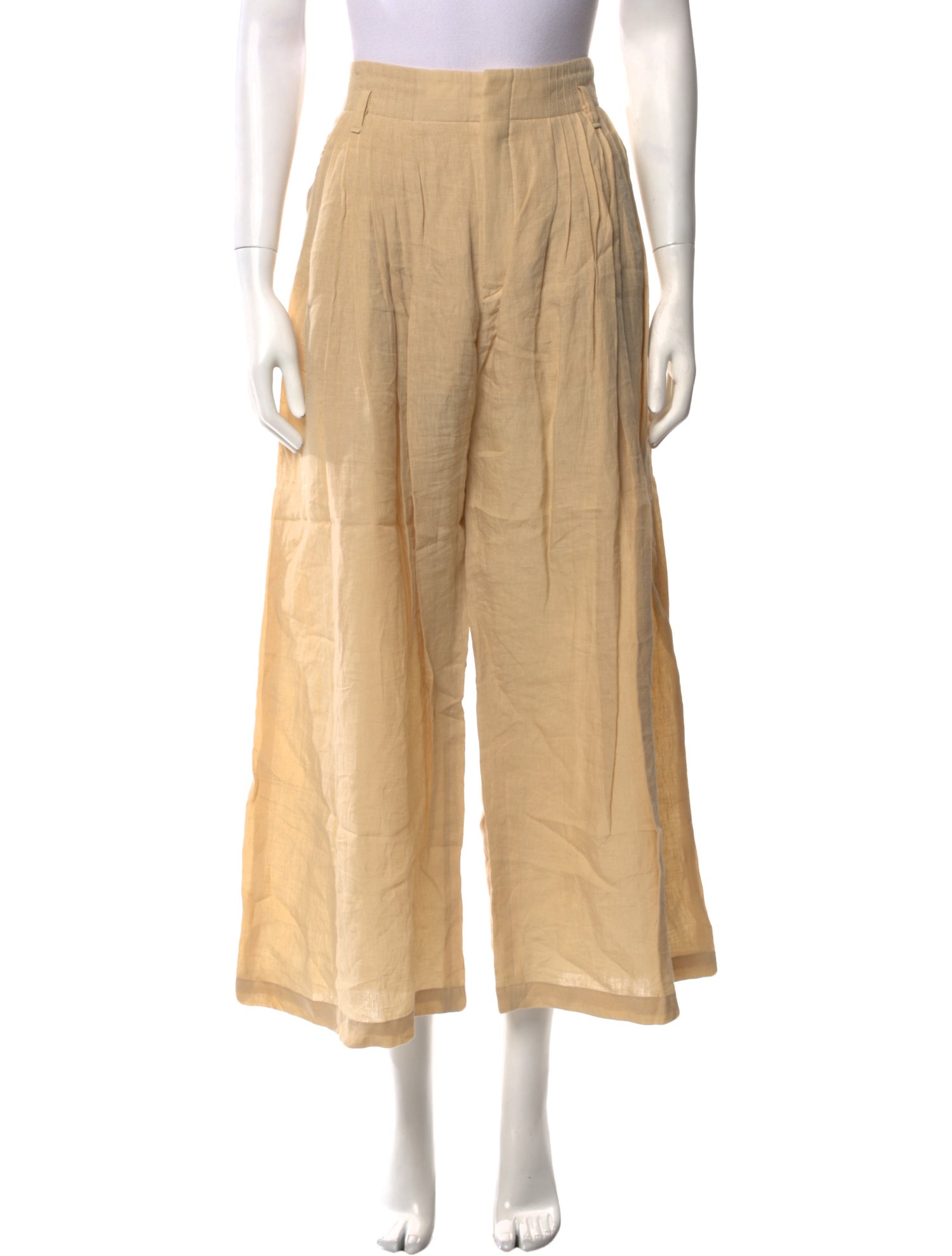 Chloé Linen Wide Leg Pants