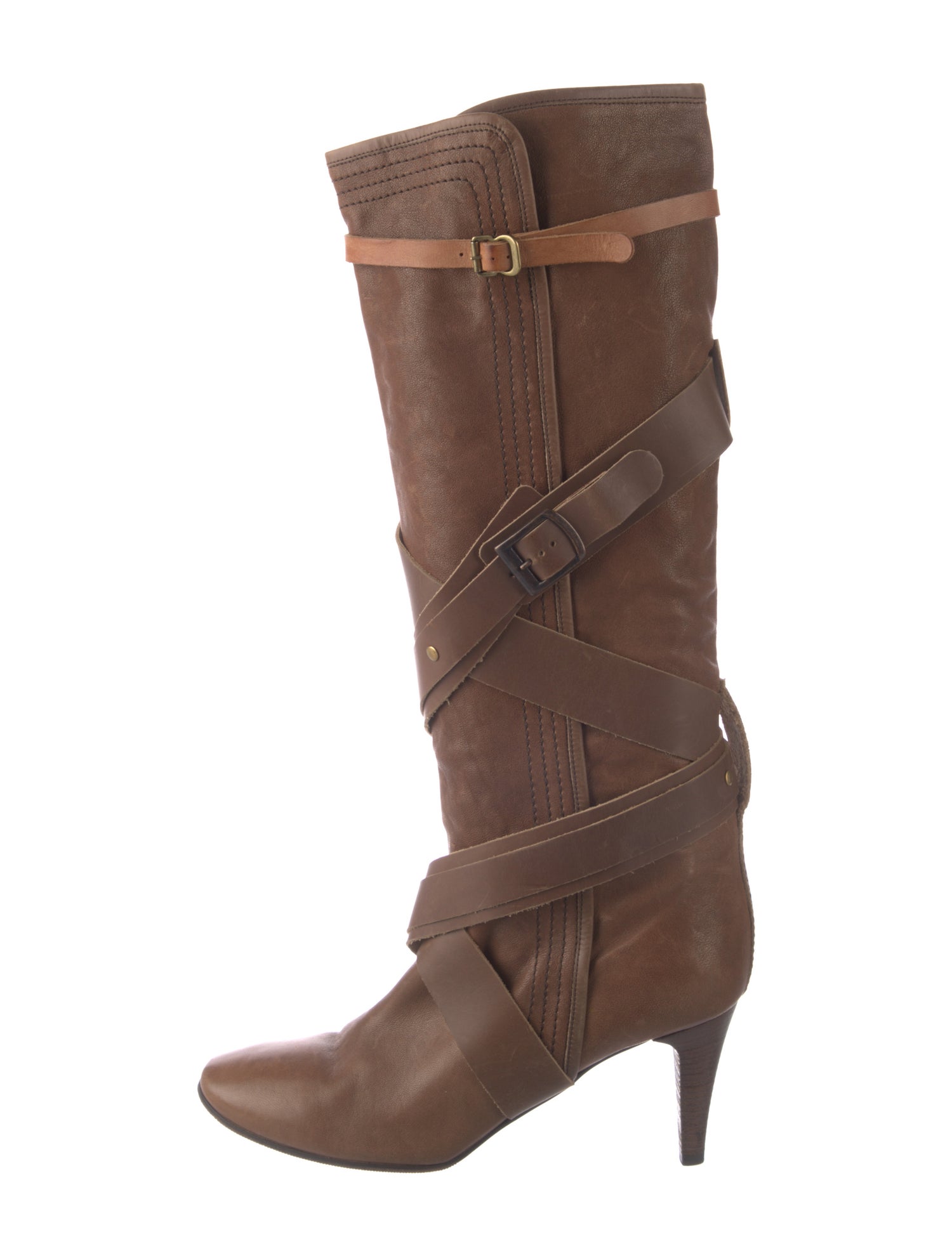 Chloé Leather Riding Boots