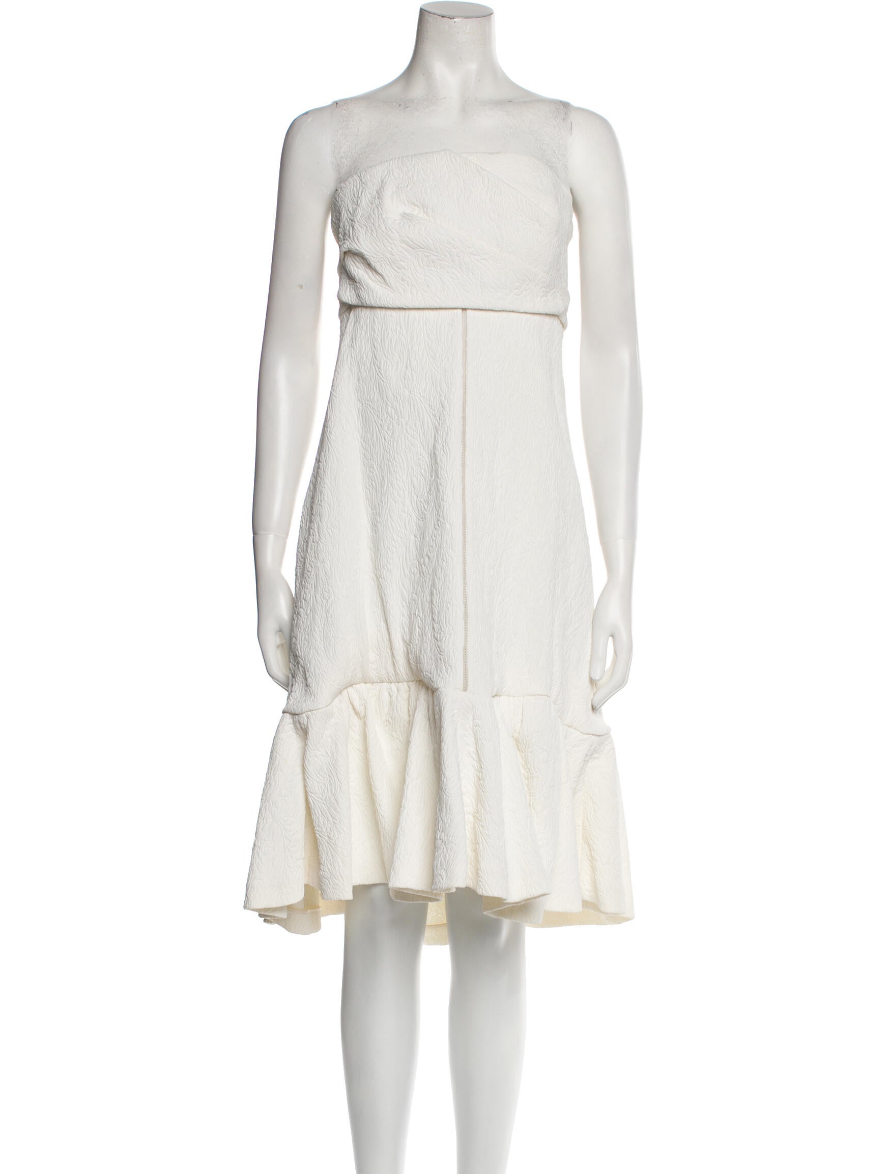 Chloé Strapless Knee-Length Dress