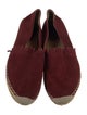 Chloé Suede Whipstitch Trim Espadrilles
