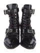 Chloé Leather Lace-Up Boots