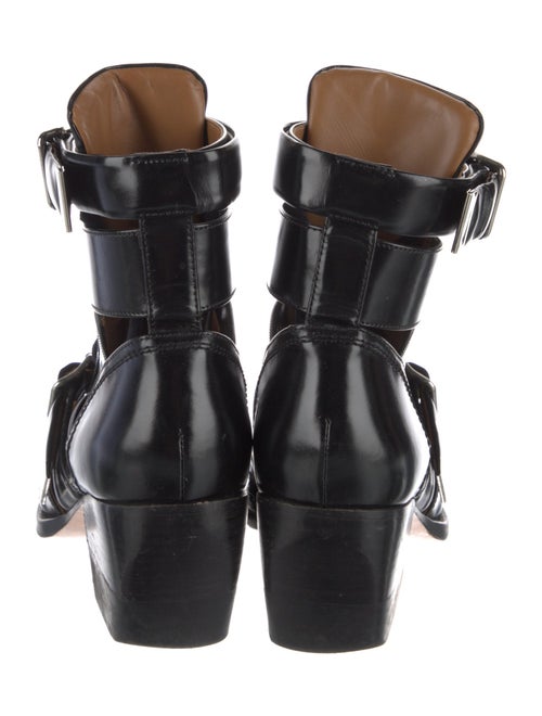 Chloé Leather Lace-Up Boots