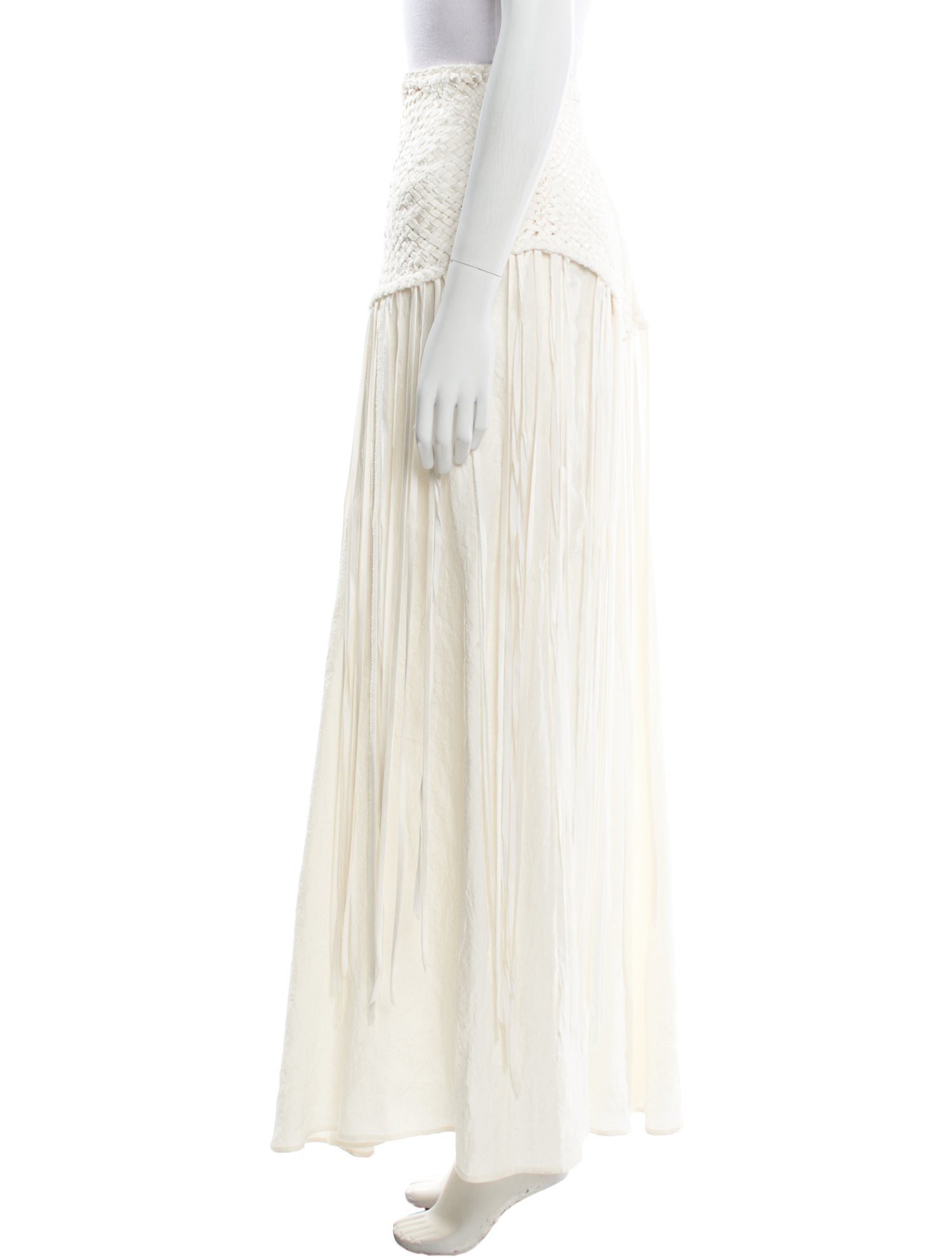 Chloé Silk Long Skirt