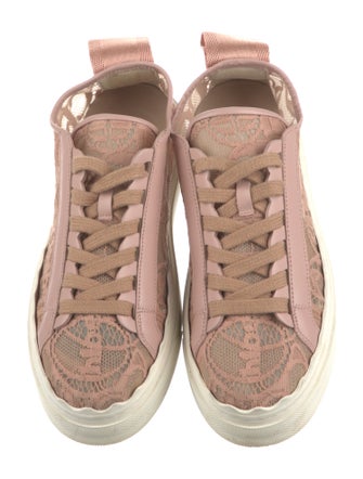 Chloé Lace Lace Pattern Sneakers
