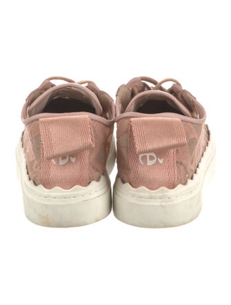 Chloé Lace Lace Pattern Sneakers