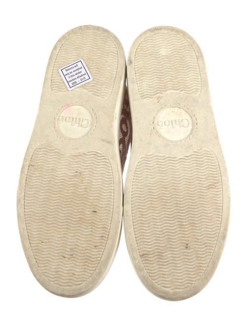 Chloé Lace Lace Pattern Sneakers