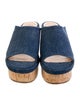 Chloé Denim Slides