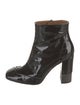 Chloé Patent Leather Lasercut Accents Boots