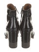 Chloé Patent Leather Lasercut Accents Boots