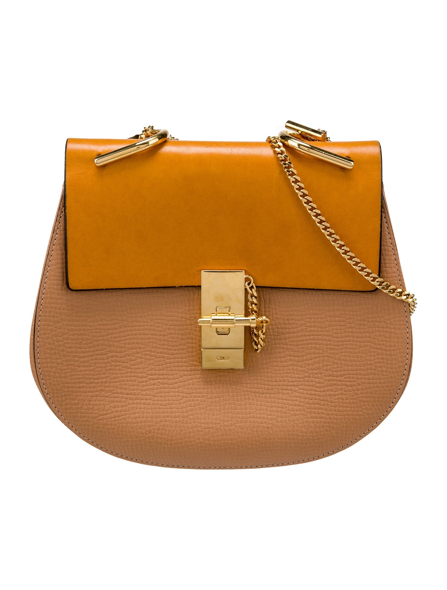 Chloé Leather Chloe Drew Crossbody Small