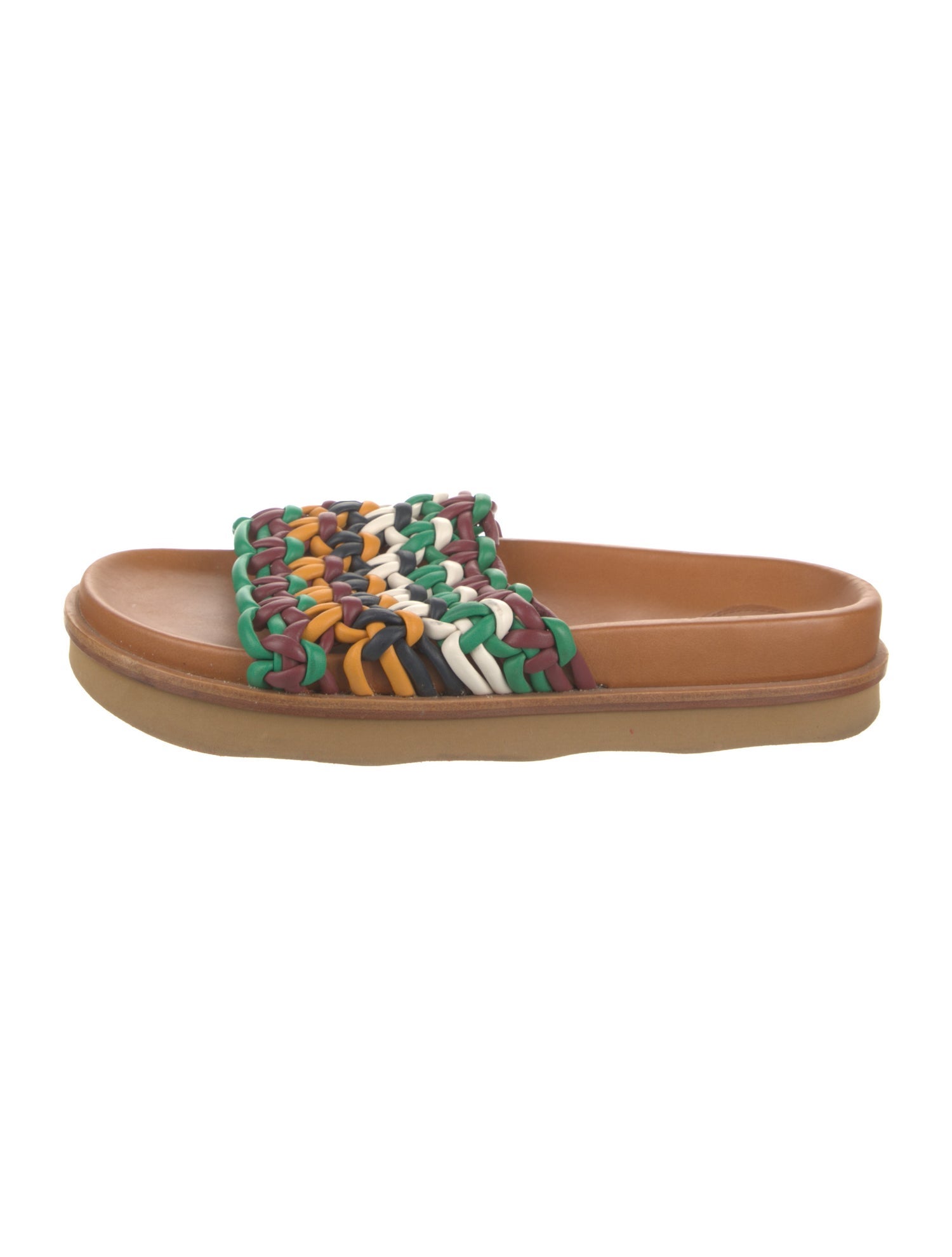 Chloé Leather Patterned Slides