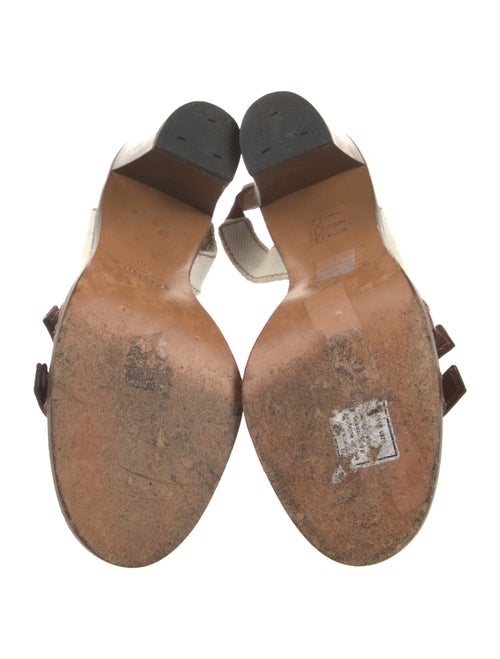 Chloé Canvas Slingback Sandals