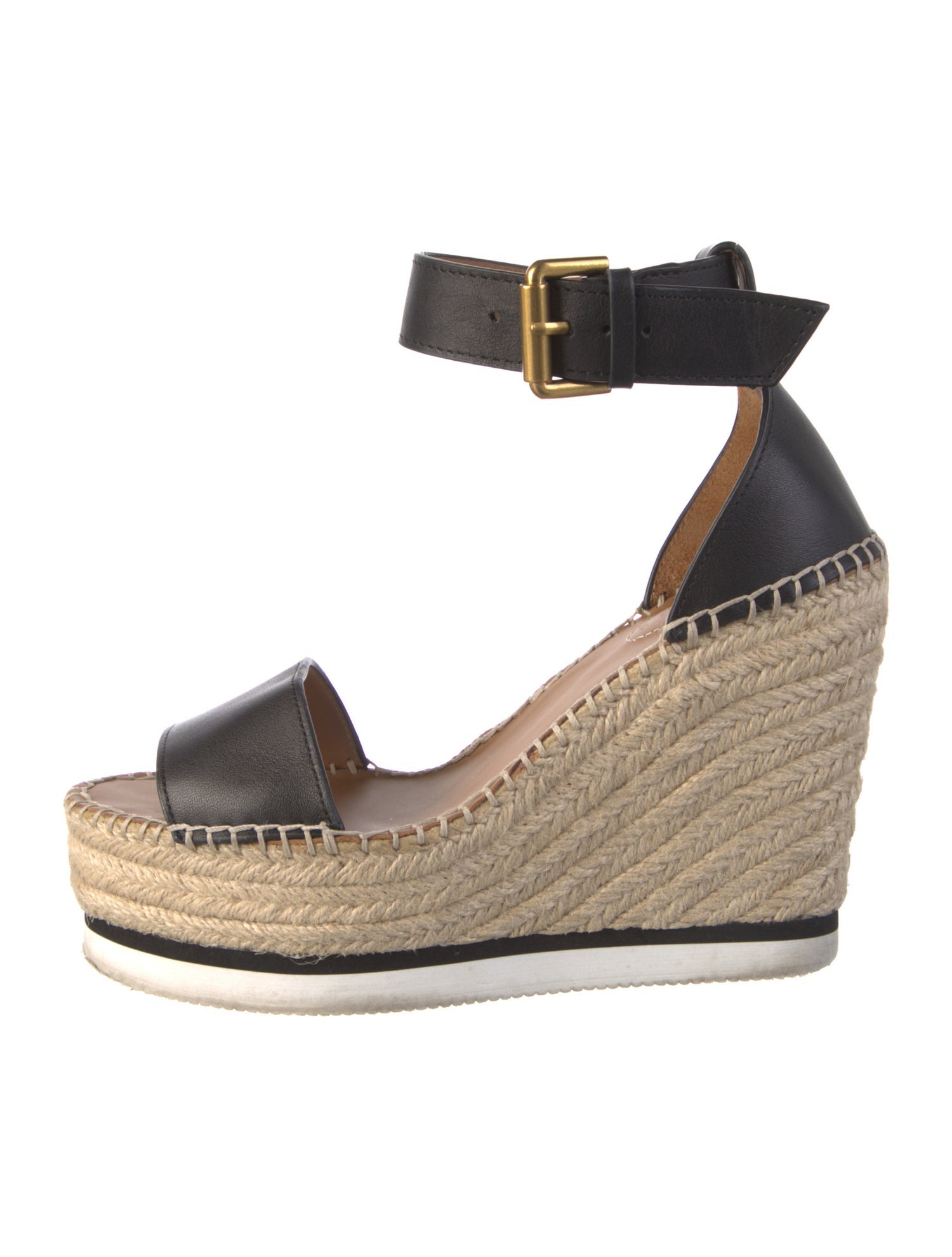 Chloé Leather Espadrilles
